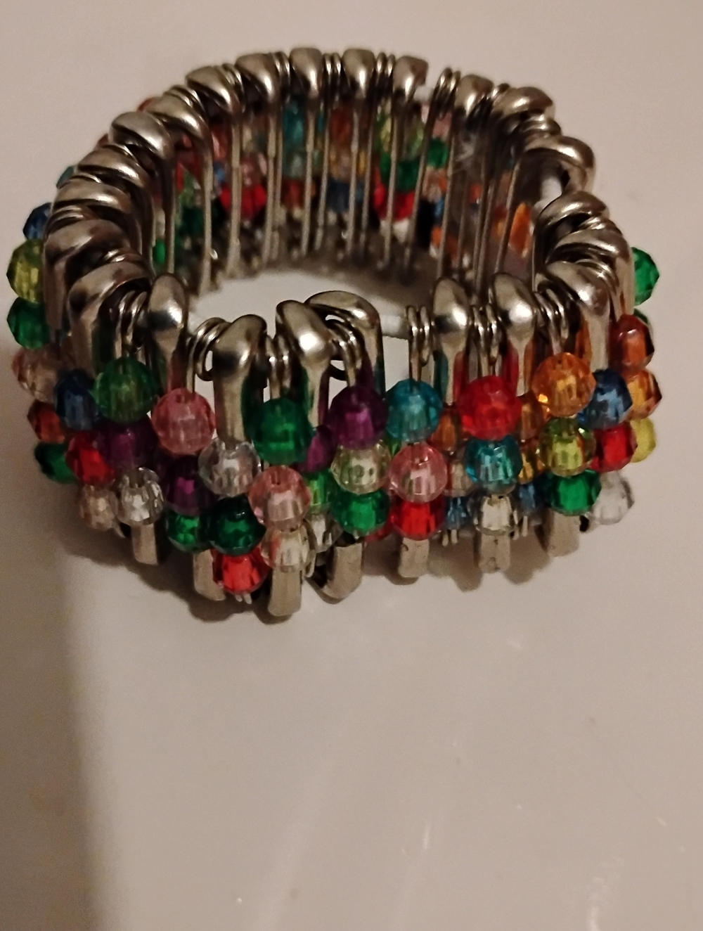 Handmade Pin Beaded Bracelet